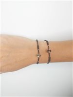 Vicenza - Piazzetta Palladio 2 - Bracelet Crivelli easy in White Gold Diamante 0.01 Ct 212-M235-M - 212-M235-M